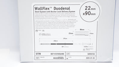 Boston Scientific M00565020 WallFlex Duodenal Stnt System 22mm x 90mm